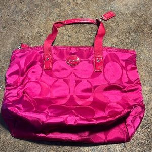 Coach nylon bag